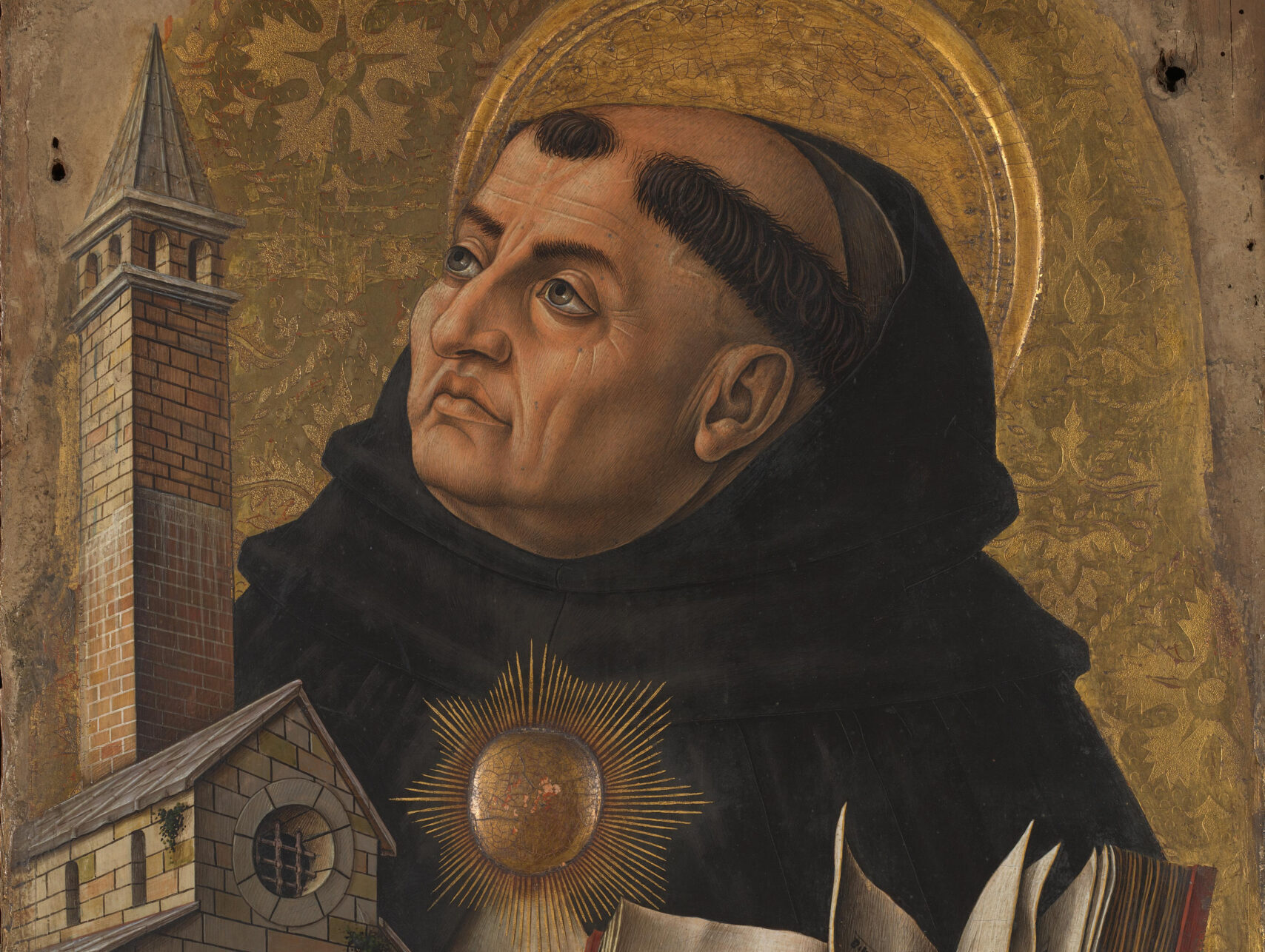 Painting of St. Thomas Aquinas.