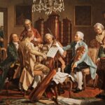 Franz Joseph Haydn playing quartets