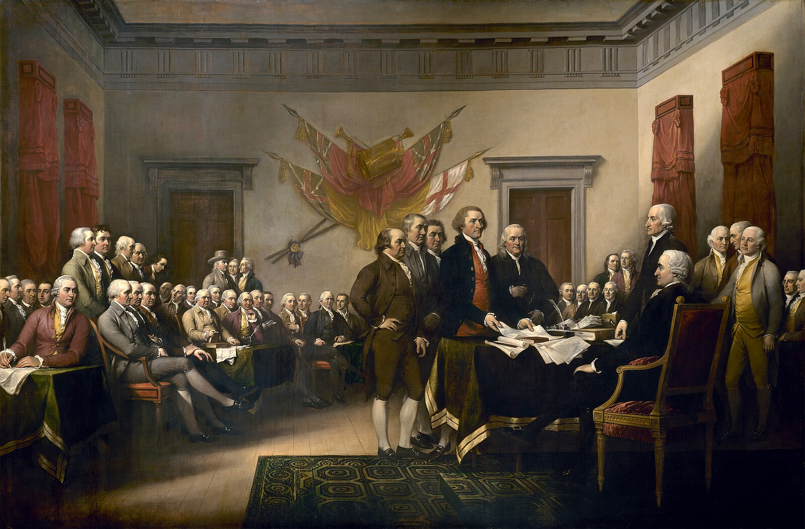john trumbull signing of the declaration of independence